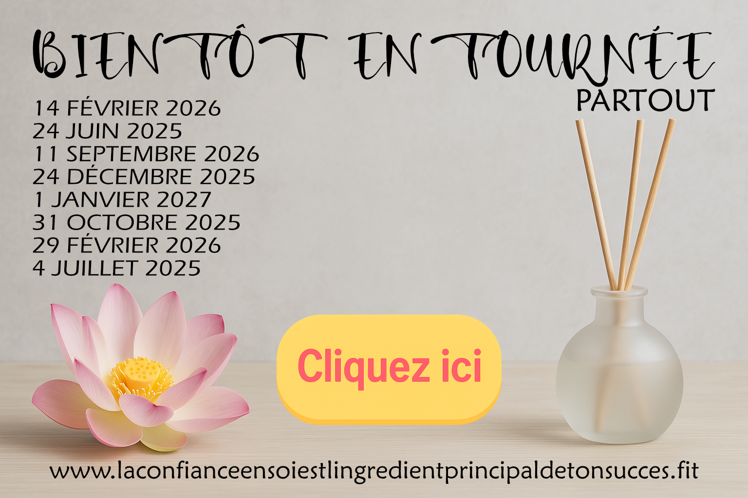 Bientôt en tournée